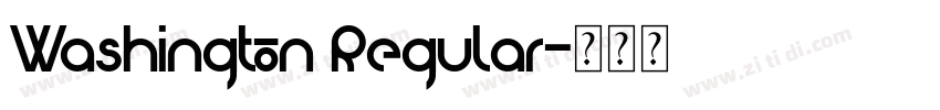 Washington Regular字体转换